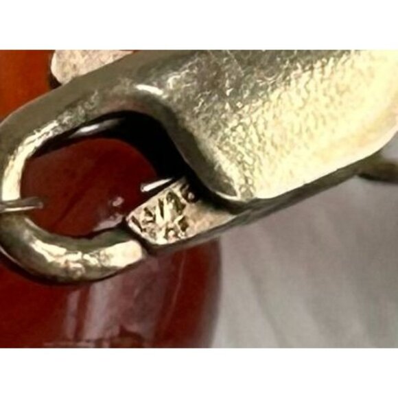 14k GF Carnelian Agate Beaded Necklace with Carved Guan Yin Buddhist - Picture 13 of 13